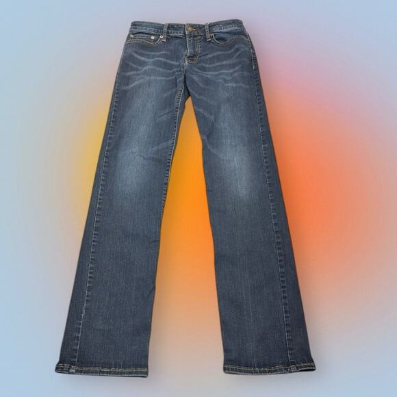 AMERICAN EAGLE Men’s 30 x 36 SLIM STRAIGHT Blue Jeans - Picture 2 of 4